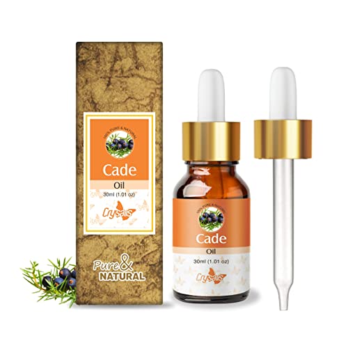 Image of Crysalis Cade (Juniperus Oxycedrus) Oil|100% Pure & Natural Undiluted Essential Oil Organic Standard For Skin & Hair Care|Therapeutic Grade Oil, Fights Skin Irritation, Conditions Damaged-30ml