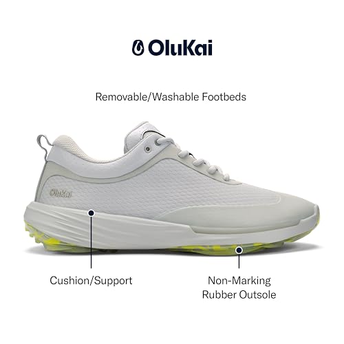 OLUKAI Makena WP Men's Golf Shoes, Superior Performance & Tour Professional Tested, High Cushioning & Support, All-Day Comfort4