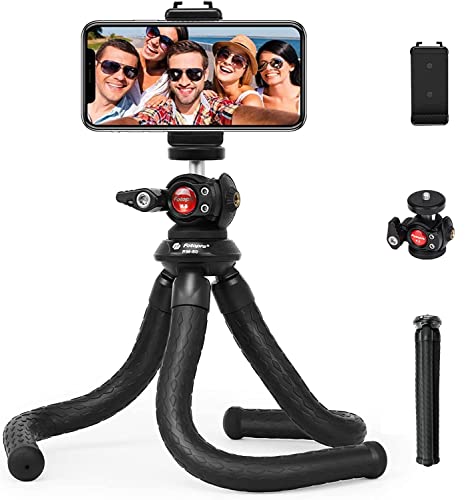 Fotopro Mini Trépied Flexible Support Telephone pour Gopro, Reflex Camera Video Octopus Phone...