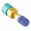R1234YF to R134A Adapter, Low Side Quick Coupler Connector with Brass Construction for Car AC Refrigerant System Recharging #4