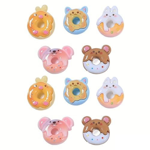 10 piezas imanes donuts decorativos para nevera
