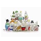 12 Pcs Mini Kawaii Moomin Hippo Family Action Figures Figurines Dolls Toy, Kids Birthday Party Cake...