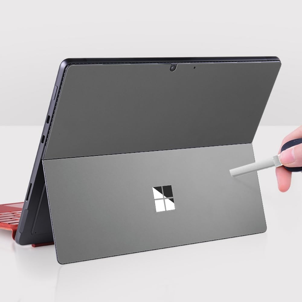 Surface Pro 8 Skin Sticker Designfolie kompatibel mit Microsoft Surface Pro 8 (grau)