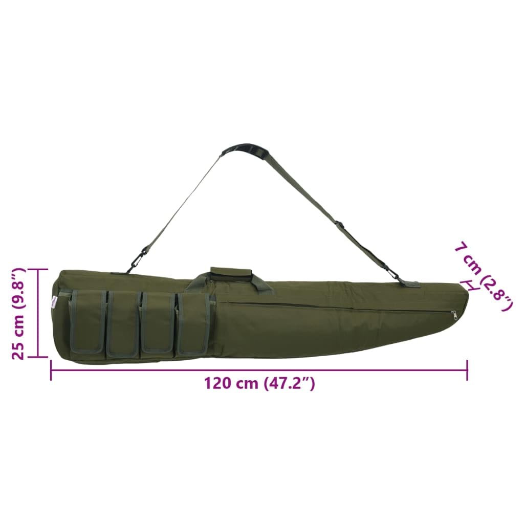 vidaXL Gewehrtasche mit Schultergurt Waffentasche Jagdtasche Oxford-Gewebe
