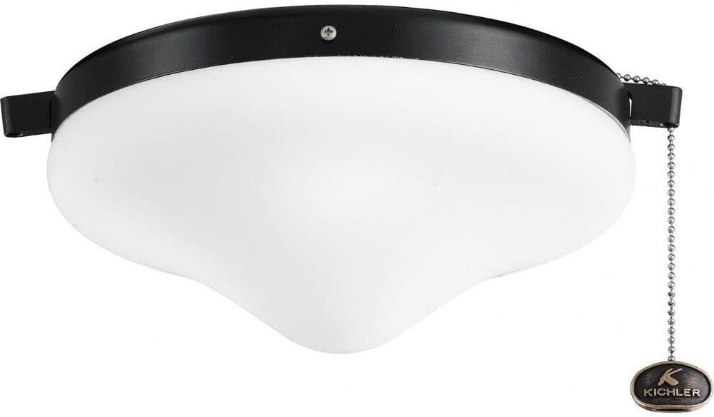 Kichler 380010SBK 2-Light Kit, 18 Total Watts, Satin Black