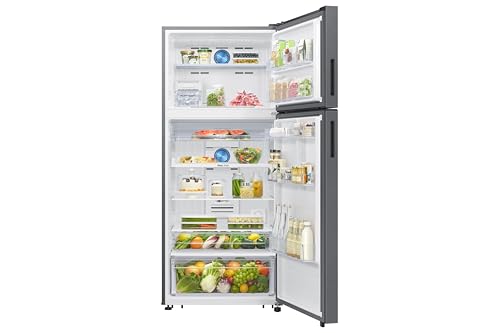 Image of Samsung 530 L, 1 Star, Convertible 5-in-1, Digital Inverter, Frost Free Double Door, Bespoke AI WiFi Refrigerator (RT56HG7A61SLTL, EZ Clean Steel, 2026 Model)
