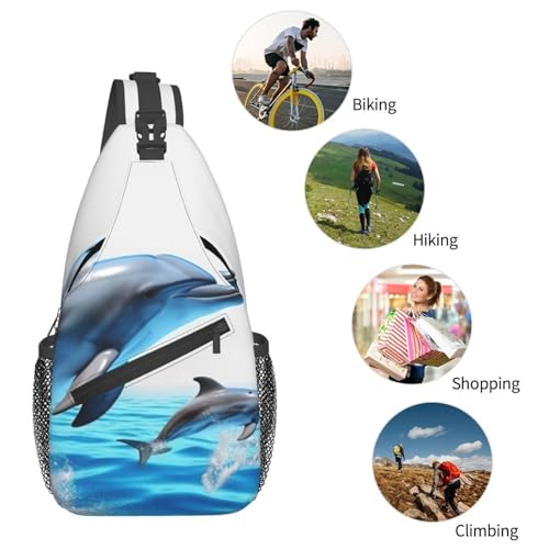 Mochila tipo bandolera para senderismo ligera y unisex miniatura 6