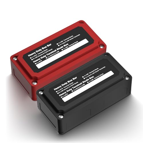 IZTOSS Bus Bar 12v Waterproof Power Distribution Block with 4 ...