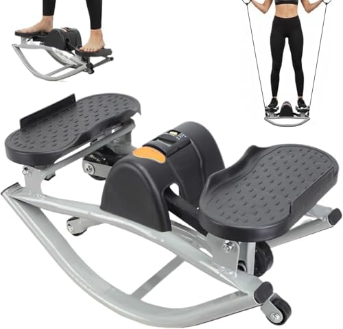 Home Rock Mini Stepper Workout Machine with Digital Display - Compact Exercise Equipment for Legs, Glutes & Cardio, Ideal for Apartments, Dorms & Offices