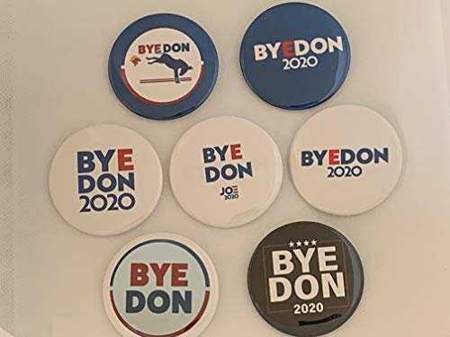 Bye Don 2020 (BYEDON Set of 7 Buttons) - Joe Biden for President (2.25 inches)