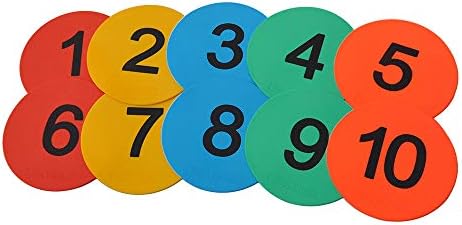 Eco Walker 8inch Numbered Floor Spot Markers