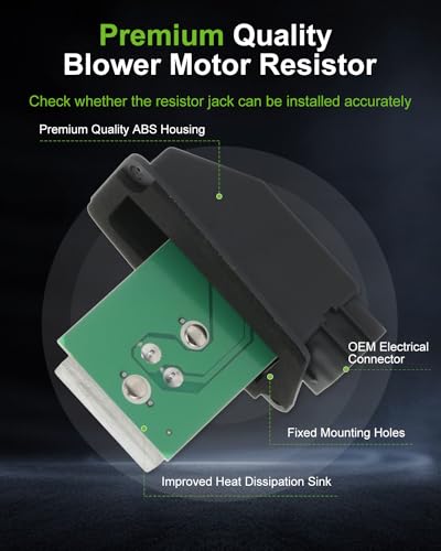 Image of Air Conditioning Heater Fan HVAC Blower Motor Resistor SCITOO Regulator Fit for Ford for Crown Victoria 1998-2011,for Lincoln for Town Car 1998-2002 2008,for Mercury for Grand Marquis 1998-2011