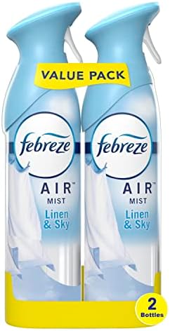 Febreze Odor-Fighting Air Freshener, Linen & Sky, 8.8 Ounce - 2 Count (Pack of 1)