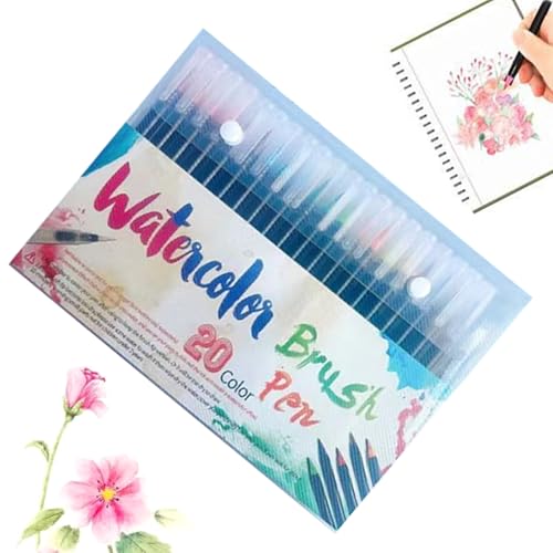 Generisch Juego de lápices de acuarela para colorear | Juego de lápices para colorear | Dibujo de pintura Lettering Accesorios de arte Tinta de colores Niños Adultos Principiantes Escuela Viaje