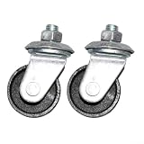 Ersatzrollen für Anhänger unter dem Auto Hebebühne Stahl Metall horizontale Rollen und widerstandsfähiges 2-teiliges Set (16 mm)