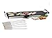 Produktbild Teppanyaki Grill XL mit 6 Teppan Yaki Gabeln, Tischgrill Elektro Grill mit herausnehmbarem Fettauffangbehälter, 1800 Watt, antihaftbeschichtete Grillplatte