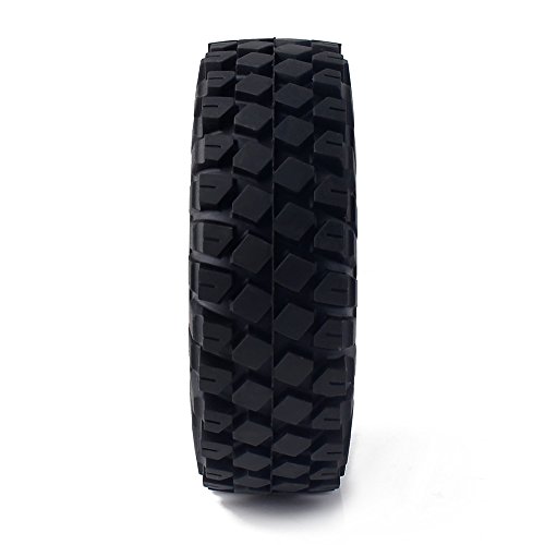 4Pcs 114Mm 1.9" Rubber Rocks Tyres / Wheel Tires For 1:10 Rc Rock Crawler Axial Scx10 90046 Scx10 Iii Axi03007 D90 D110 Tf2 Trx-4 #TOP4