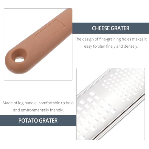 Rallador de queso manual con mango de acero inoxidable miniatura 5