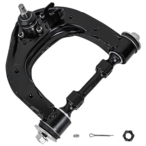 Image of Detroit Axle -8pc Front End Suspension Kit for 1994-2000 Mitsubishi Montero 1997-2004 Montero Sport 2 Upper Control Arms w /Ball Joints 2 Lower Ball Joints 4 Inner Outer Tie Rods 1998 1999 Replacement