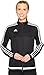 adidas S1506GHTT004W Women's Soccer Tiro 15 Training Jacket, Black/White/Black, Small