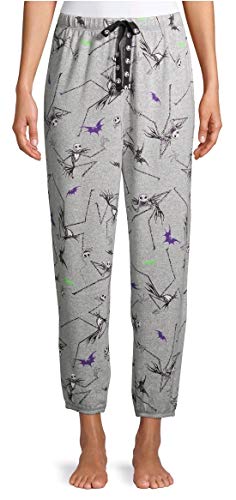 Richard Leeds International Nightmare Before Christmas Light Heather Gray Jogger Sleep Pants - Medium