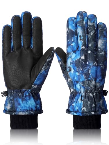 Image of Geyoga Kids Waterproof Winter Snow Ski Gloves