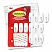 General Purpose Wire Hooks, Medium, 2 Lb Cap, White, 13 Hooks And 16 Strips/Pack