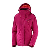 Algopix Similar Product 11 - Salomon Womens Fantasy JACKET  Cerise