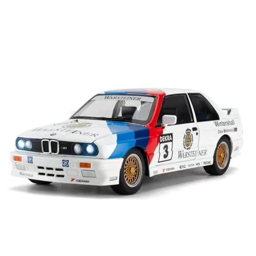Image of FEXXA😍 1:24 Scale B M W M3 Die-Cast Metal Toy Model Car for Kids - Pull Back Mechanism, Birthday Gift for 3+ Year Old Boys (White-Modified)