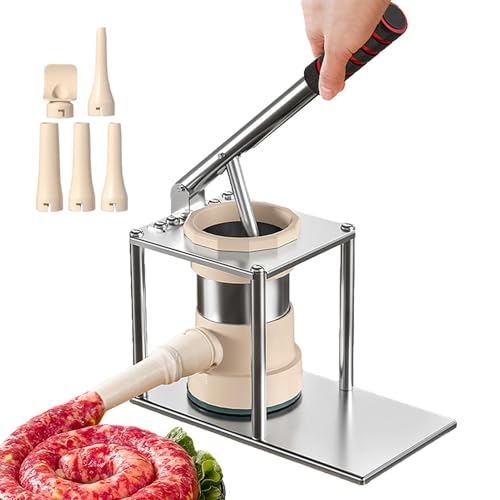 Wurstfüllmaschine | Vertikale Wurstmaschine aus Edelstahl, Fleischfüller,...