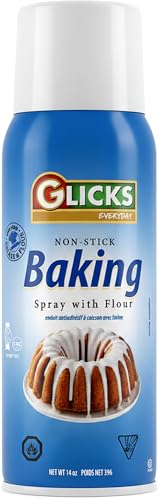 Comparison: Best Non Stick Spray For Baking 11 Glicks Baking Spray with Flour, 14 oz | Non-Stick Cooking Oil Spray | Kosher