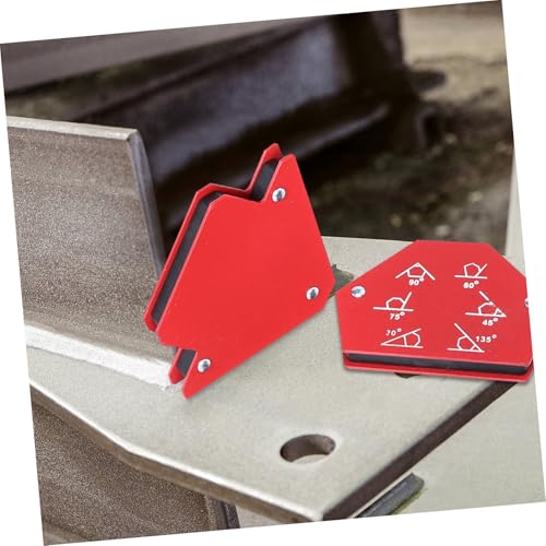 Support de soudage magnétique Ipetboom multi-angles rouge compact pour atelier