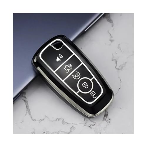 Coque clé voiture noir pour Ford Explorer et Mustang protégeant la télécommande