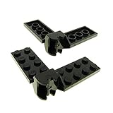 lego gelenk schwarz  2 x Lego System Scharnier Platte schwarz 2x4 Gelenk Paar komplett M-Tron Futuron Blacktron 3639 3640c01
