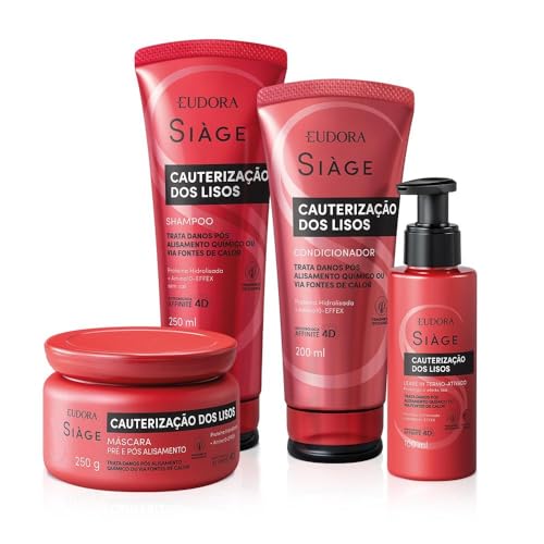 Eudora Kit Siàge Cauterização Alisante (4 itens)