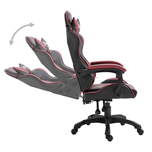 Chaise de jeu rouge bordeaux l'atout de votre espace streaming
