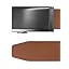 40mm Solid Gun Metal Buckle & Nocce Brown Leather