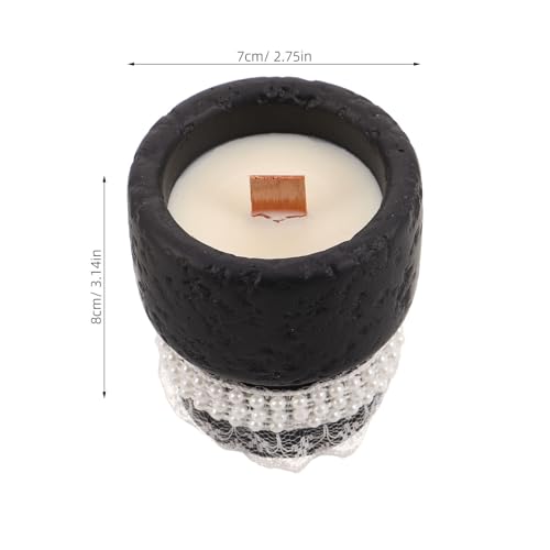 Présent Maison Idéal : Bougie Parfumée Artisanale Noire Chic Tofficu - 2