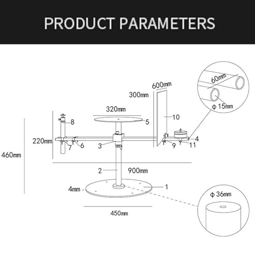 Image of 360 Degree Spinner Rotating Camera Slider,Video Equipment, for Product Shooting, Photography, Video