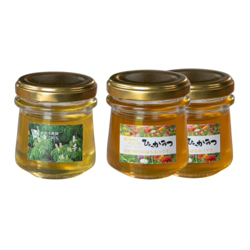 [ 国産はちみつ ] 2種 食べ比べ とち蜜 百花 90g × 3個 瓶 国産 トチ 百花 純粋 はちみつ ハチミツ 蜂蜜 ハニー 女性養蜂家 チクマ養蜂 朝食 パン トースト ヨーグルト ランキング 人気 ギフト お試し はじめて 初心者 岐阜県産 13000円 [mt1583]