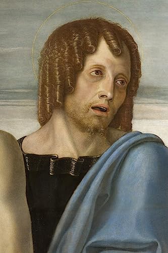 NAAYRASA Pinturas Famosas Impresiones Abstractas Pintura de Póster Saint John Pieta del famoso artista para Decoraciones del Hogar 60x90cm