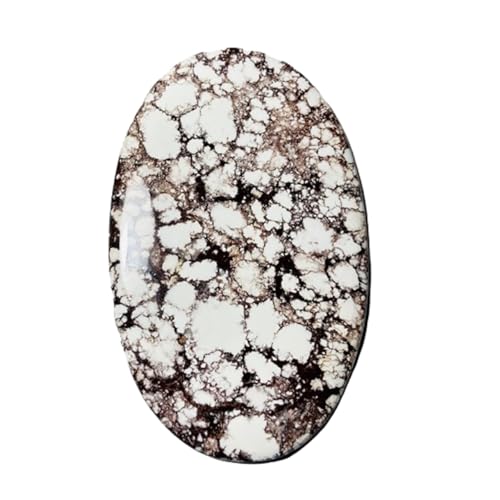Cabochon ovale en magnésite naturelle 87x53mm pour création de bijoux DIY