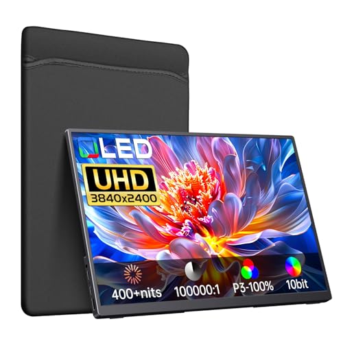 Amazon.co.jp: VOKENSU 4K ポータブルモニター OLED 3840×2400p、14