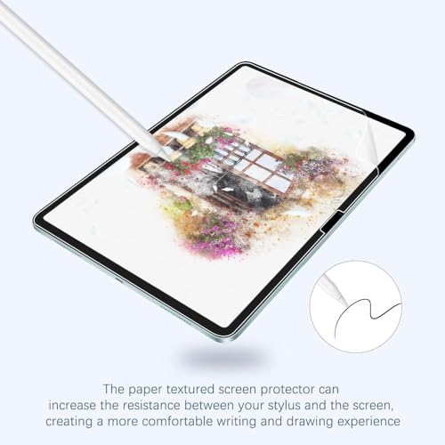Image of Mizi (2Pack Paperfeel Screen Protector for iPad Air 11 M2 2024 (6th generation), Case Friendly Scratch Resistant HD Clarity, Apple Pencil Pro & Face ID Compatible