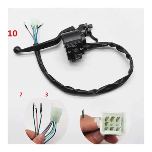 Leviers d'embrayage et de frein moto avec interrupteurs pour commande précise - 3