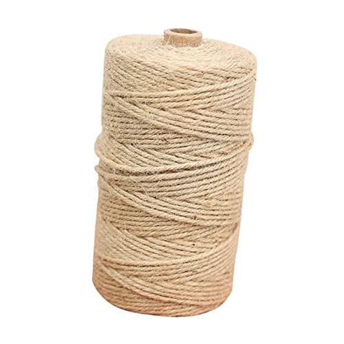 Alipis 1Pc De Almacenamiento Cuerda Decorativa Cuerdas De Embalaje Artesanías De Arpillera Cuerda De Algodón Cuerda Decorativa Macramé Cordón De Yute Decoración del Hogar Cordón De