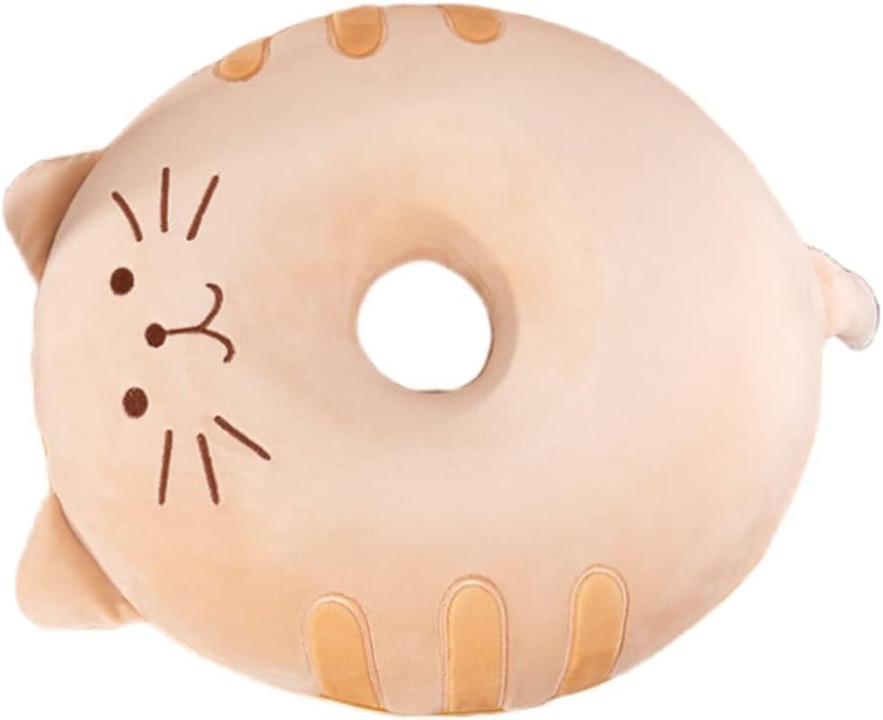 【ドーナツクッション】New生地、ハリネズミ柄 ハリネズミ ドーナツクッション🍩チョコミント🌿 - +C (Plus