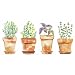 RoomMates Watercolor Potted Herbs Peel and Stick Wall Decals