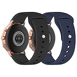 [Huamanlou] ユニバーサル時計バンド 22mm 20 mm 18mm 16mm ベルトワイドシリコンストラップの交換、コンパチブル Garmin 、Samsung、Huawei、その他のスマートウォッチの男性と女性のためのクイックリリーススポーツシリコンストラップ