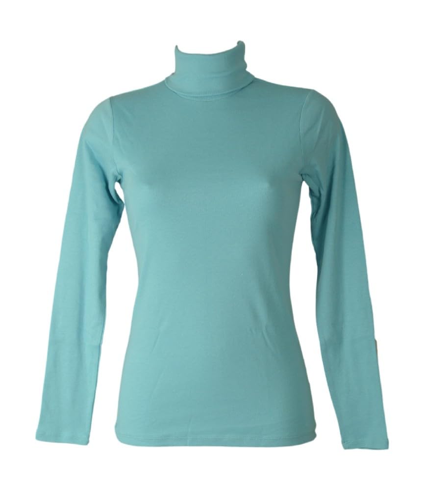 RAGNO Rollkragenpullover Radfahrerin Langarm Shirt Frau Bio Baumwolle Artikel D274AK Bio Cotton Dolcevita